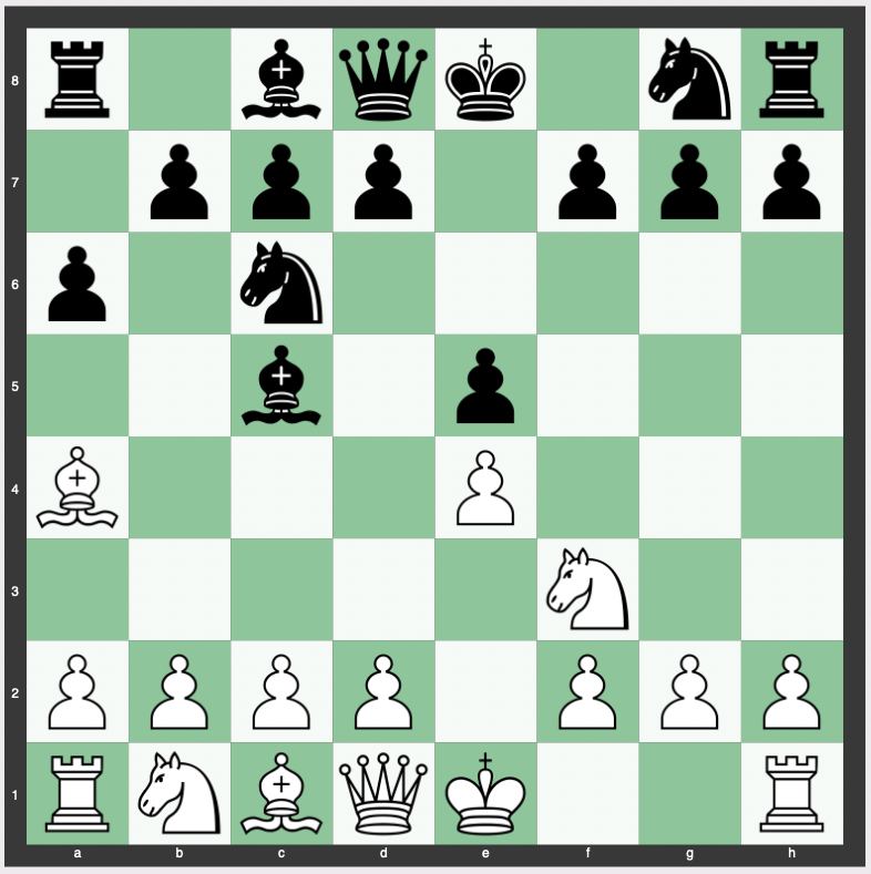 Classical Defense Deferred - 1. e4 e5 2. Nf3 Nc6 3. Bb5 a6 4. Ba4 Bc5