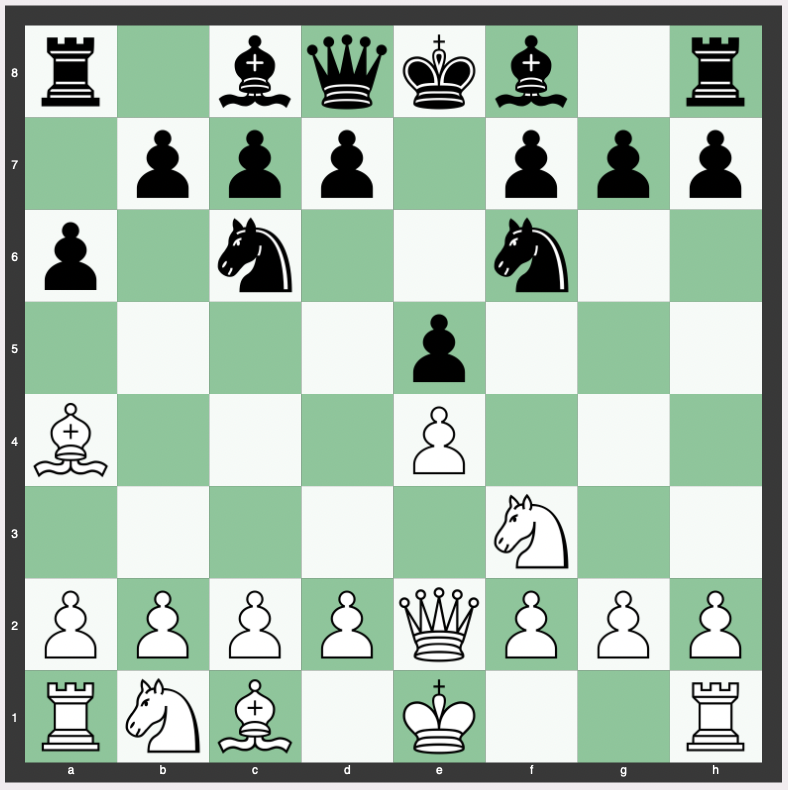 Wormald Variation - 1. e4 e5 2. Nf3 Nc6 3. Bb5 a6 4. Ba4 Nf6 5. Qe2